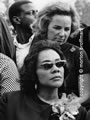Coretta Scott King and Ethel Kennedy.  Mother's Day 1968. 