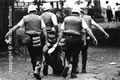 Police make arrest Poor People's Campaign.  Washington, DC, 1968.